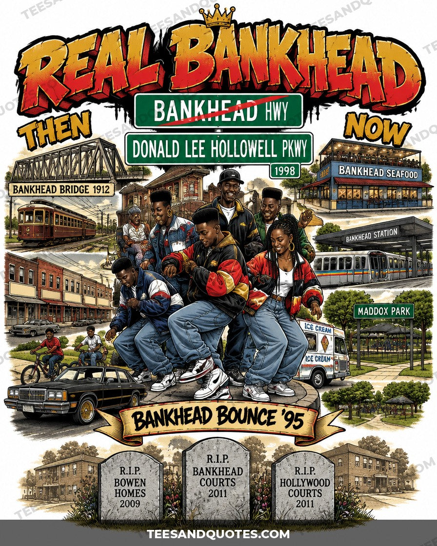 Real Bankhead Bounce Tee (Version 2) artwork close-up