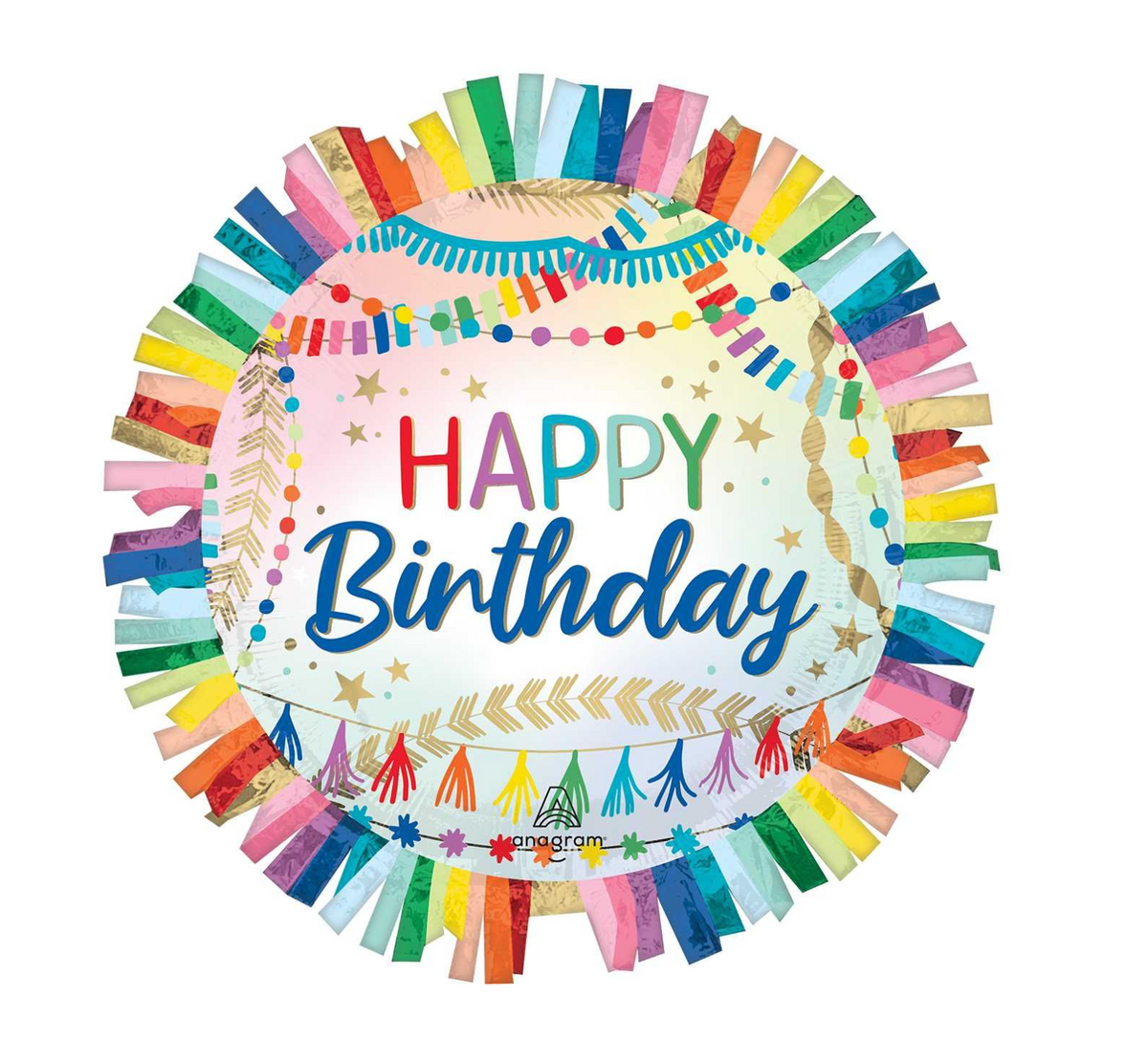 24" Birthday Streamers Fringe