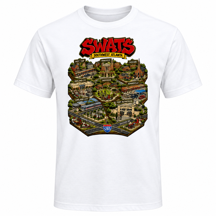 Southwest Atlanta 3D Map Tee