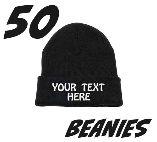 Custom embroidered hats and beanies