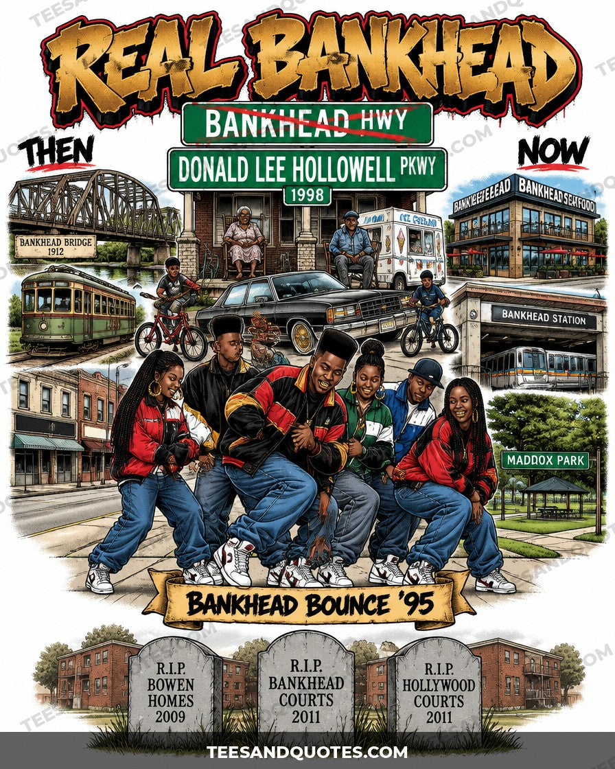 Real Bankhead Bounce Tee (Version 1) artwork close-up