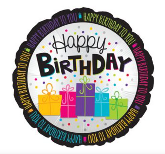 9" Happy Birthday Gifts Balloon