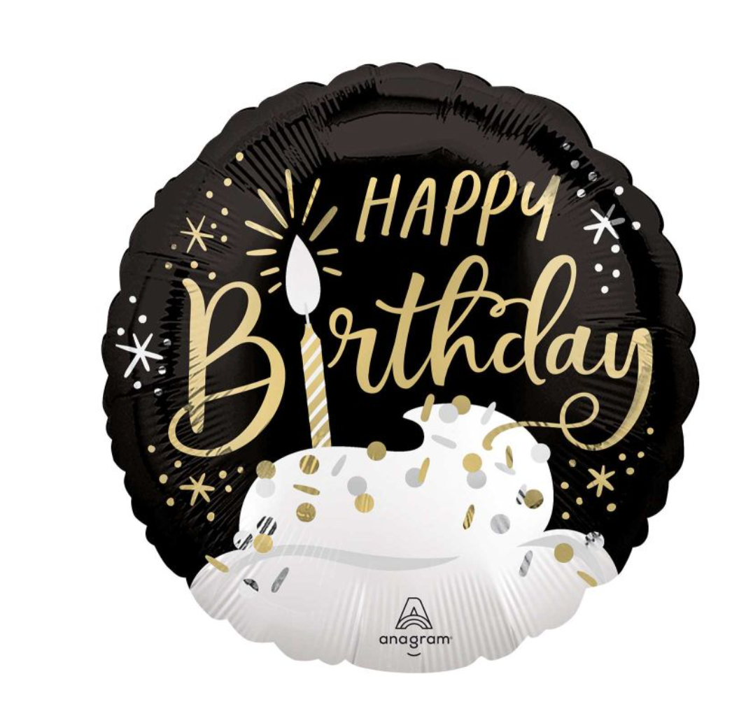 18" Satin BSG Birthday Wishes