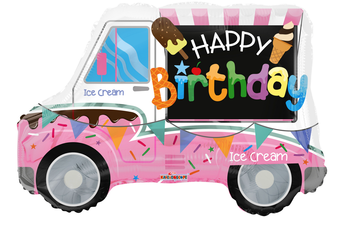 26" Bday Ice Cream Truck