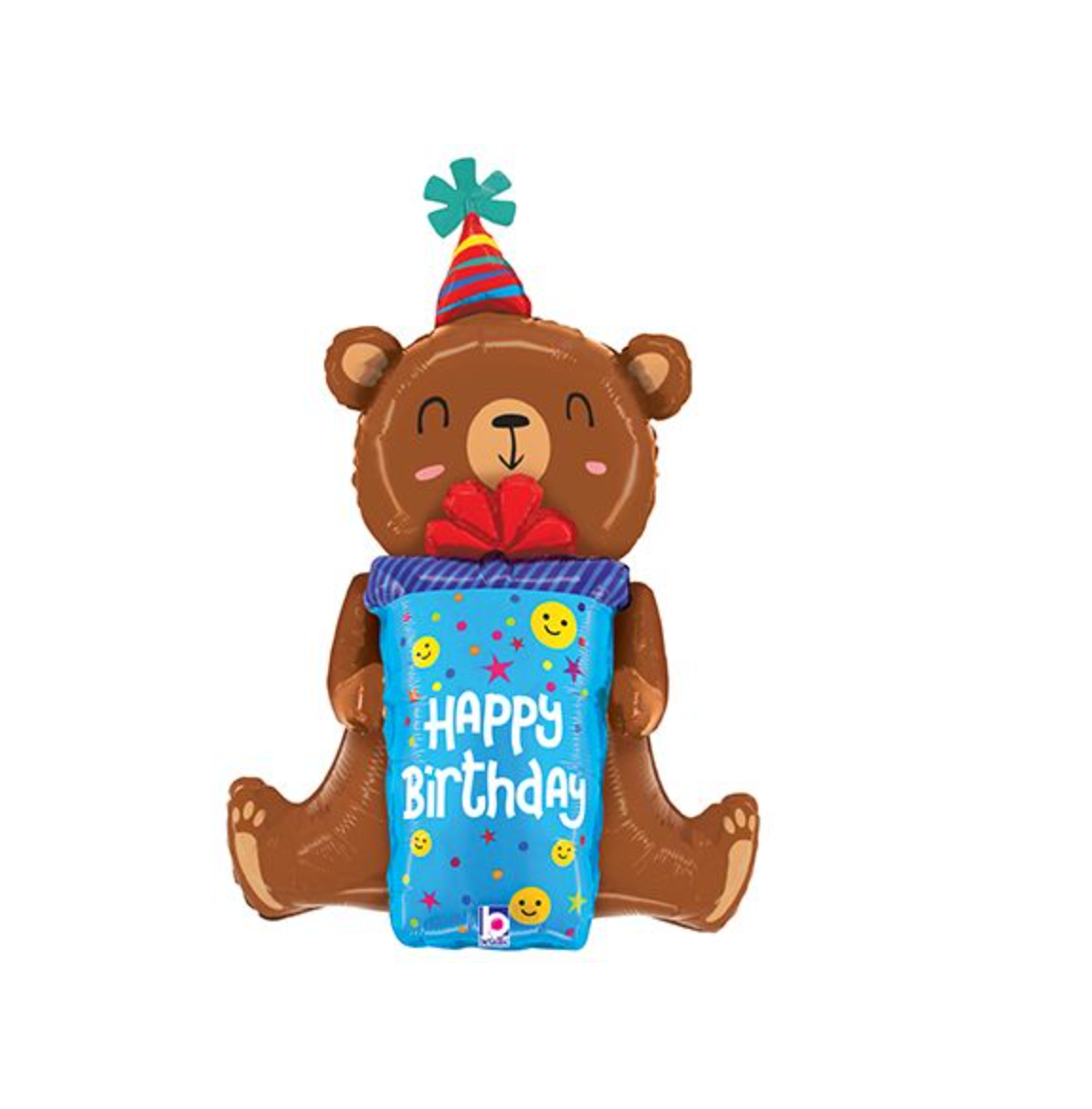 34" Birthday Smiley Gift Bear