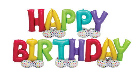32" Airloonz Birthday Kit
