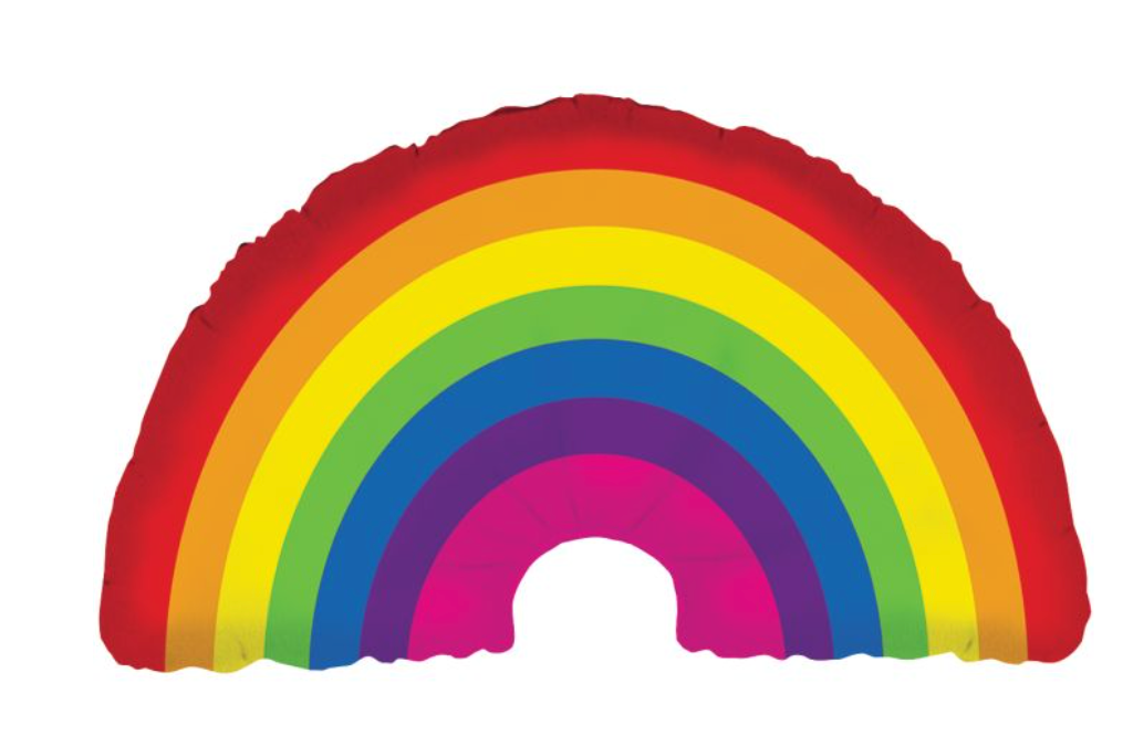 36" Rainbow Balloon