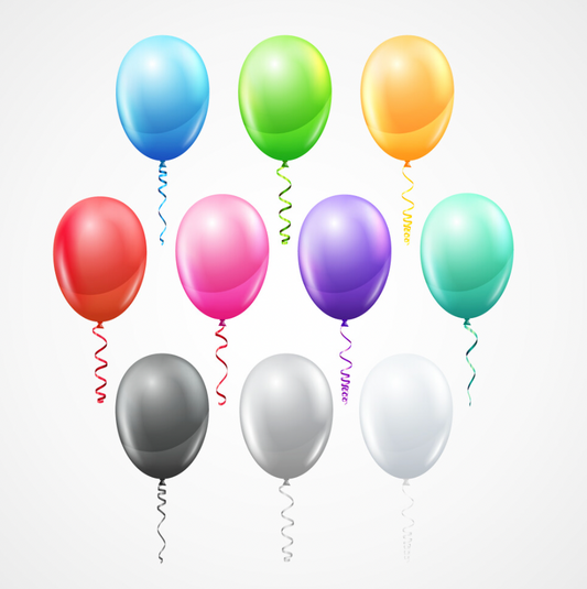 9" Balloons - 10 Pack