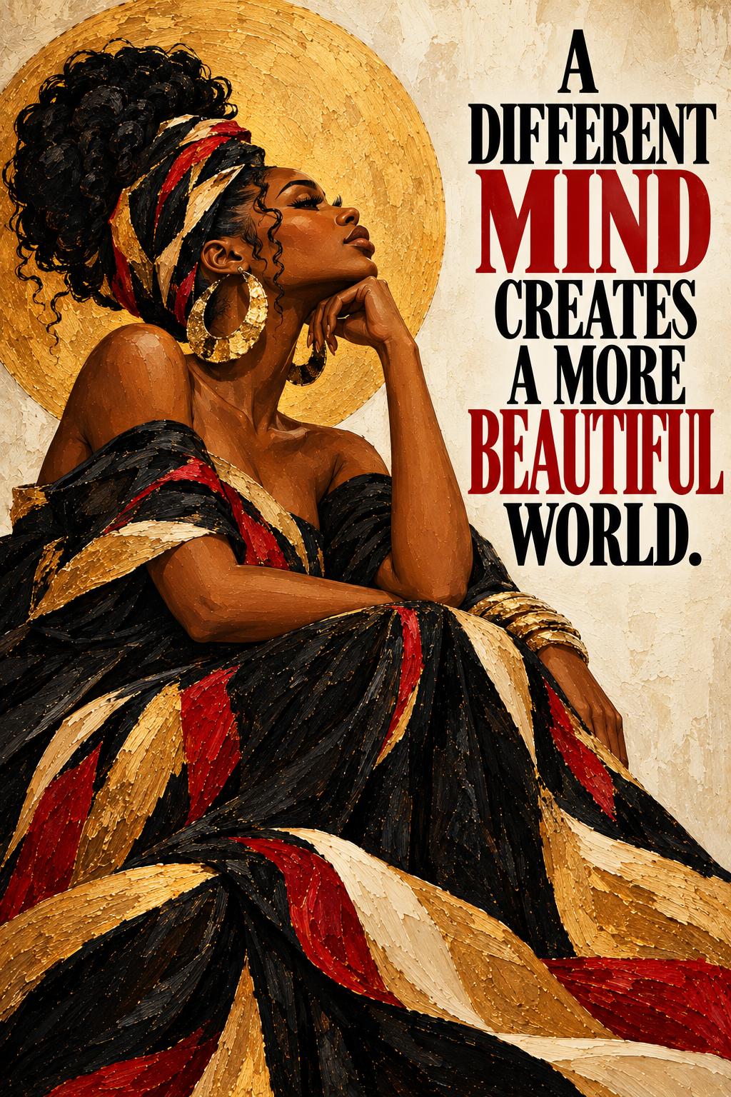 Different Mind Creates a More Beautiful World limited edition 24 x 36 poster by FreddyO