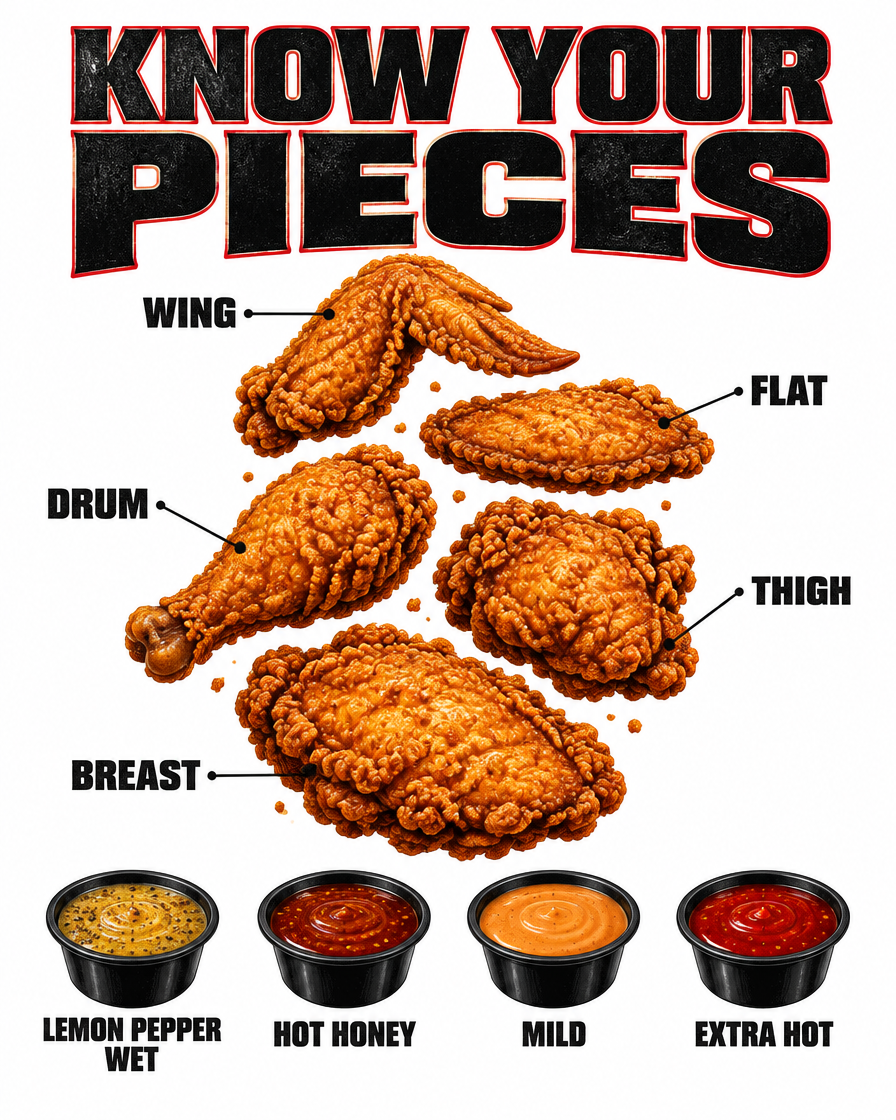 Know Your Pieces graphic tee design