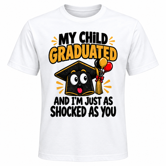 My Child Graduated Tee clean product image