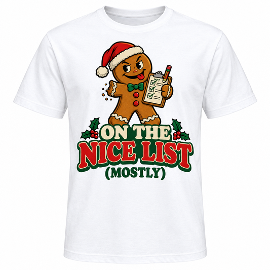 On the Nice List Mostly Tee clean product image