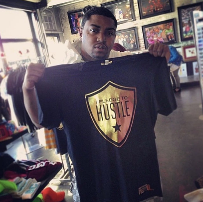 Gold foil tee