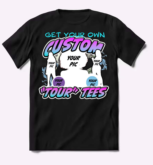 Custom printed tee example