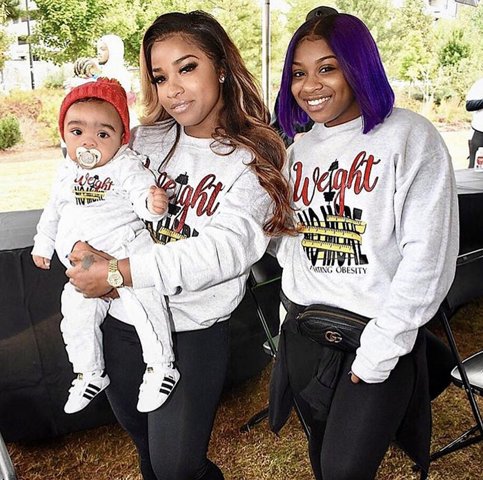 Matching printed sweatshirts